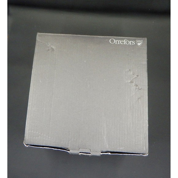 Orrefors Sweden Quartet Crystal Votive Candle Holders by Helene Krantz Set of 4 - Picture 9 of 10